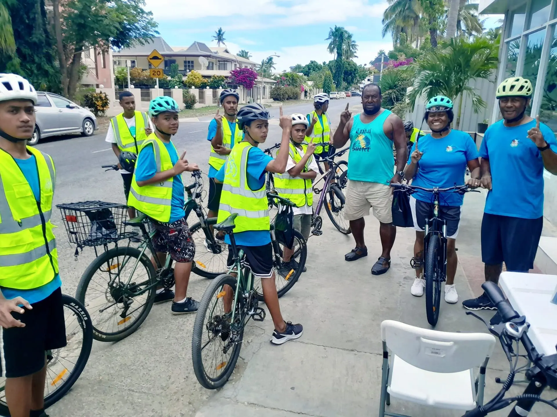 Groups ready to explore Fiji on bikes