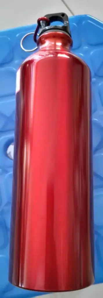 metal water bottle